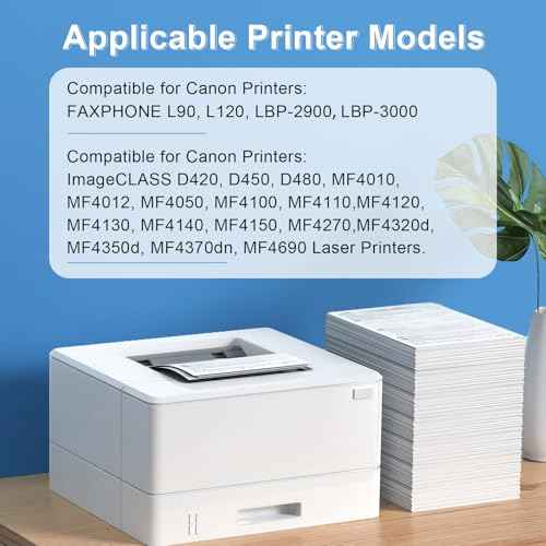 104 FX9 FX10 Compatible Toner Cartridge Replacement for Canon 104 Black Toner Cartridge Use for ImageClass D420 MF4150 MF4350d FAXPHONE L90 L120 Laser MN1319f 1012 1020 1022 3050 (2PACK)