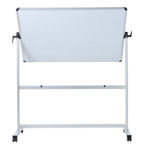 VIZ-PRO Double-Sided Light Magnetic Mobile Whiteboard, 48 X 36 Inches, Aluminium Frame & Stand