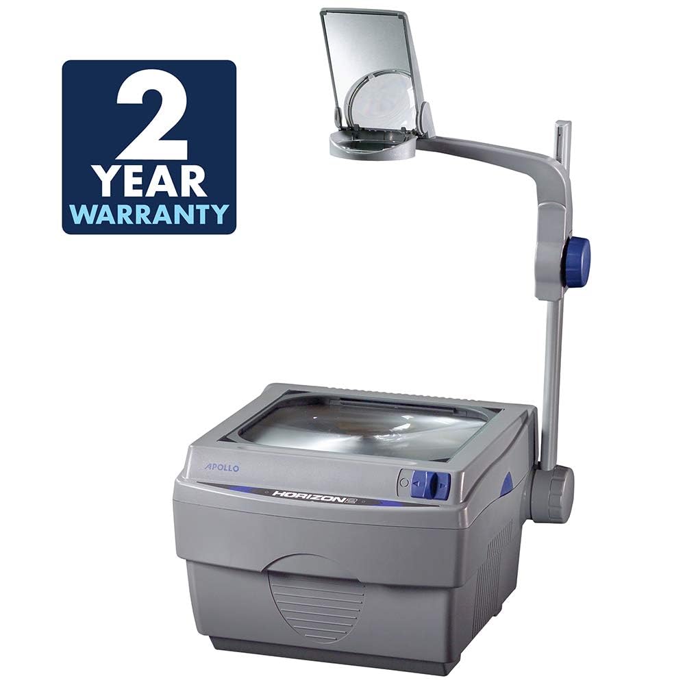 Apollo Overhead Projector, Horizon 2, 2000 Lumen Output, 10" x 10", Open Head (V16000M), Overhead, Wired, VGA, Gray