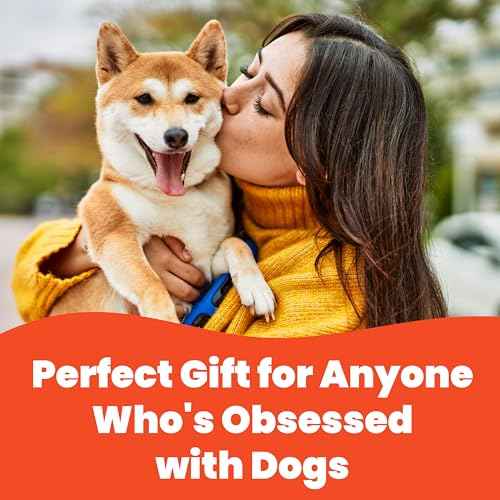 rubyloo Funny Dog Mom Gift Pen Set ? 5 Black Ink Ballpoint Pens with Stylus Tips & Quality Metal Barrels with Hilarious Doggy Quotes ? Cute Dog Mom Gift for Women for Christmas, Stockings, Birthdays