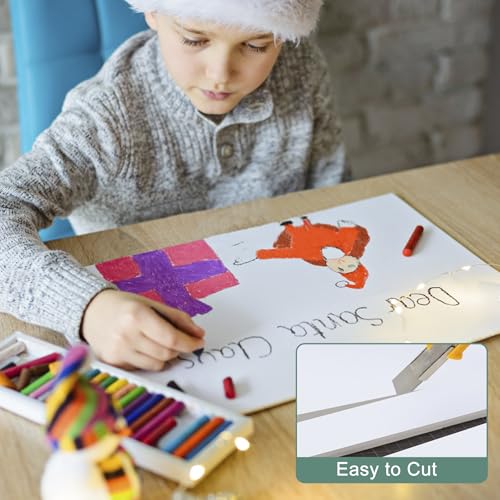 MYFAMIREA 12 Pack White Foam Boards 24x36 Inches - Acid-Free Craft & Presentation Sheets