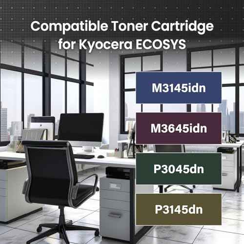 SHIKI Compatible Toner Cartridge for Kyocera ECOSYS M3145idn/M3645idn/P3045dn/P3145dn (TK3162) 12,500 Pages (Monochrome)