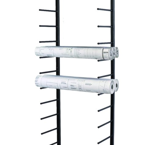 Wall Mount Blueprint Storage Rack Hanging Poster Display Rack Blueprint Roll FIle Holder,Art Paper Racks,Bulletin Board Paper Roll Holder Rack Roll File Storage Rack
