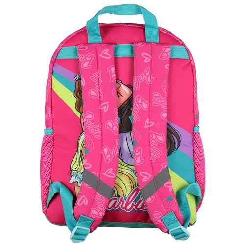 Barbie Backpack Barbie and Friends 16" Sequin with Tech Sleeve School Bookbag