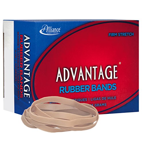 Alliance Advantage#64 Rubber Bands, 1/4 lb, 3-1/2 x 1/4 in, Beige (Beige, 80 bands approx.)