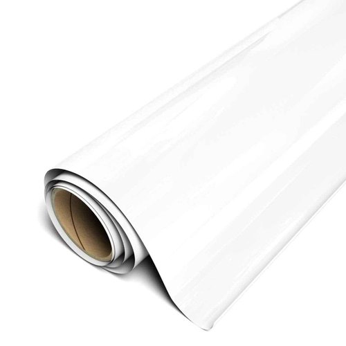 Siser EasyWeed EcoStretch Heat Transfer Vinyl, 11.8" x 5yd Roll (White) - Compatible with Siser, Cricut, Silhouette and Other Professional/Craft Cutters - CPSIA Certified