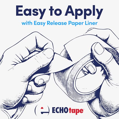 ECHOtape VI-V6460 | White Vinyl Patch & Seam Tape | Metal Building Insulation Repair | 2.83 in x 50 yds