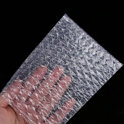 100 Pcs Clear Bubble Pouch Bags - Protective Shipping & Packing Wraps