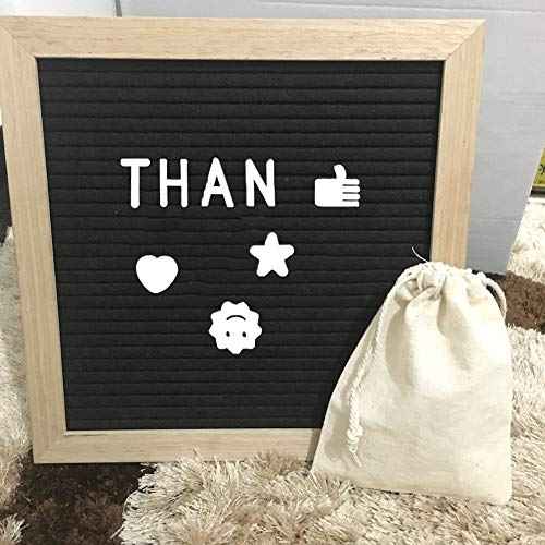 340 Characters White Letter Set for Changeable Felt Letter Boards, 3/4 Inch Letters with Gift Cloth Bag Including Numbers, Symbols,Letters