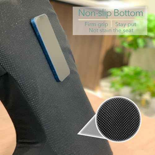 Lumbar Support Pillow for Office Chair ? Back Support for Office Chair with All-Season Memory Foam & Anti-Slip Silicone Base, Lower Back Relief