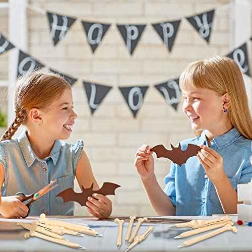 Halloween Bone Pens Novelty Bone Shape Ballpoint Pens Black Ink 1.0 mm Finger Pen Skeleton Ballpoint Pen Creative Novelty Pens for Artist Doctor Nurse School Office Halloween Party (120 Pcs)