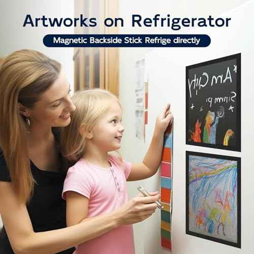 20 Pcs Magnetic Sign Holder 8.5 x 11'' Letter Magnetic Picture Frame Adhesive Frames for Walls Display Window,Door Display Frame and Magnetic for Refrigerator