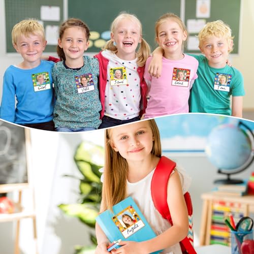 Kids Feifeiya 36 Pcs Photo Name Tags Classroom Desk Cubby Labels