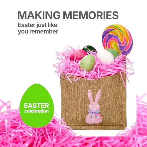 FRILLZ by DECOfill™ Blue Plastic Easter Grass – 1/2 LB Basket Filler
