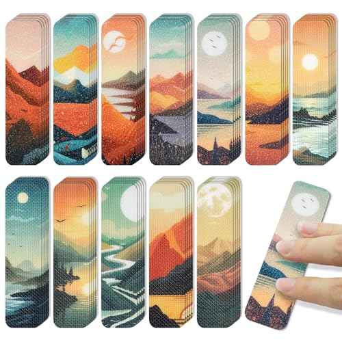 36 Pcs Sensory Stickers with Different Textures ? Tactile & Texture Sensory Strips for Teens and Adults ? Calm Sticker, Anxiety Relief Items ? Classroom Must Haves & Desk Fidget(Landscape)