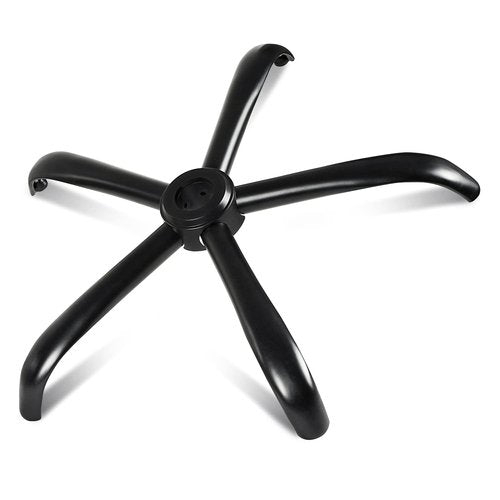 MASTERY MART Heavy Duty Office Chair Base Replacement, 2500 Lbs, 28"(70 cm), Metal Desk Chair Base Replacement Parts with Universal Gas Cylinder Hole and Casters Sockets, Matte Black