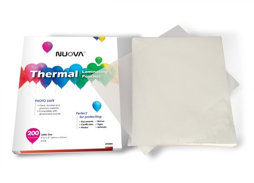 Nuova Premium Thermal Laminating Pouches, 9" x 11.5"/Letter Size/3 mil, 200 Pack (LP200H)
