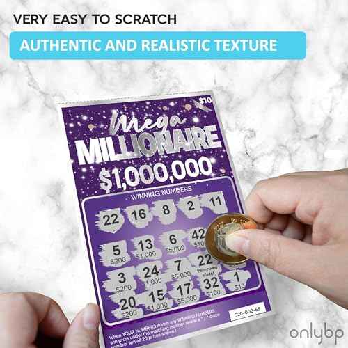 OnlyBP¢ç 10 Pregnancy Announcement Scratch Off Cards - Fun and Creative Fake Lottery Tickets for Baby Announcement - Perfect for Surprising Family and Friends with Baby Reveal