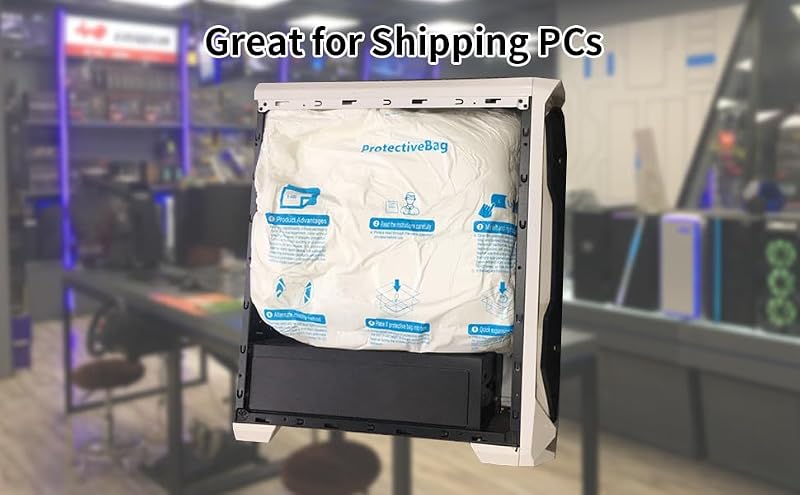 2 Packs Expanding Foam Packaging - 14" x 16" Quick Bags