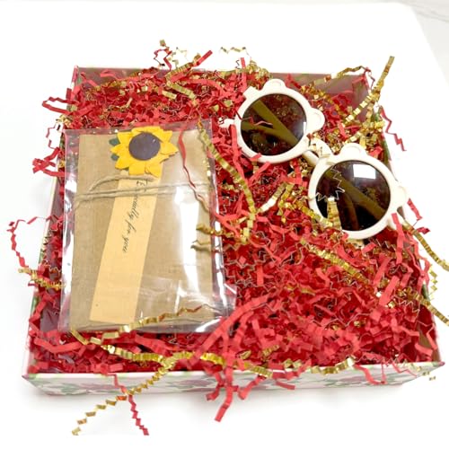 Crinkle Cut Paper Shred Filler for Gift Wrapping, Shredded Basket
