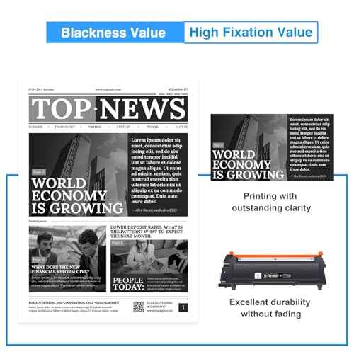 TRUE IMAGE TN660 Black Toner Cartridge Compatible Replacement for Brother TN660 TN-660 TN630 TN-630 for HL-L2320D HL-L2340DW HL-L2380DW MFC-L2700DW MFC-L2720DW DCP-L2540DW Printer (Black, 4-Pack)