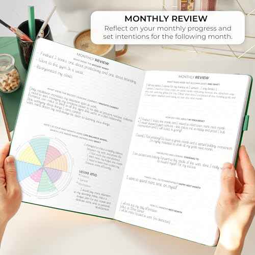 Clever Fox Planner PRO Schedule ? Undated Weekly & Monthly Life Planner with Time Slots, Appointment Book & Daily Organizer, A4 (Forest Green)