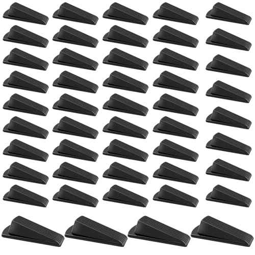 48 Pcs Door Stoppers for Bottom of Door Rubber Door Stoppers for Home Office Dorm Classroom Garage on Carpet,Concrete, Wooden Floor