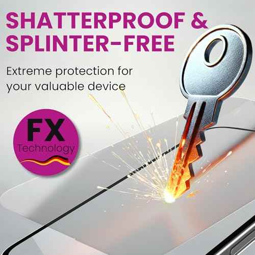 atFoliX Plastic Glass Protective Film compatible with Flir E6 Pro Glass Protector, 9H Hybrid-Glass FX Screen Protector