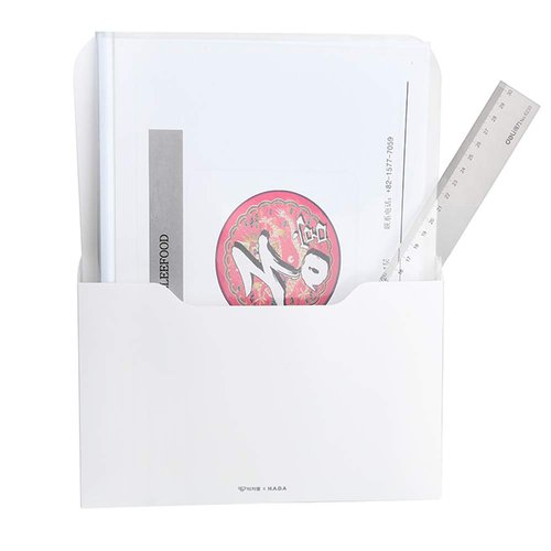 2 Pack Magnetic File Holder - Paper Holder, Pocket Organizer,Hanging Wall File Organizer Office Supplies Storage, Magazine Mail Organizer Case for Notebooks,Planners,Letter (2 Pack)