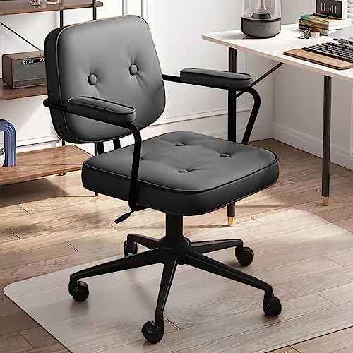 Kuyal Chair Mat for Hardwood Floor,46 x 60 inches Rectangle Desk Durable Wood/Tile Protection Mat for Rolling Chairs, Non-Studded Bottom