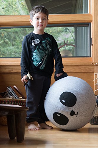 Vivora Niko 18 In. Anti-Burst Spherical Active Sitting Ball Chair - Panda Bear