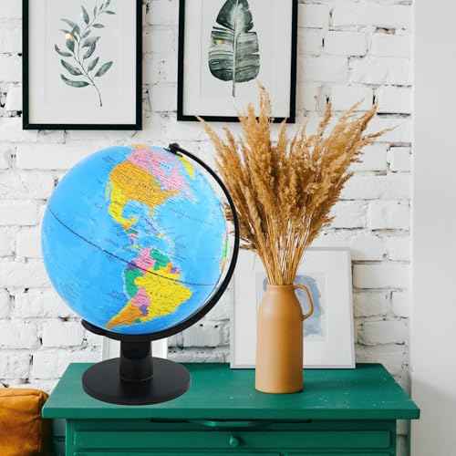 12"/30cm World Globe Educational Political Map (12"/30cm diameter)