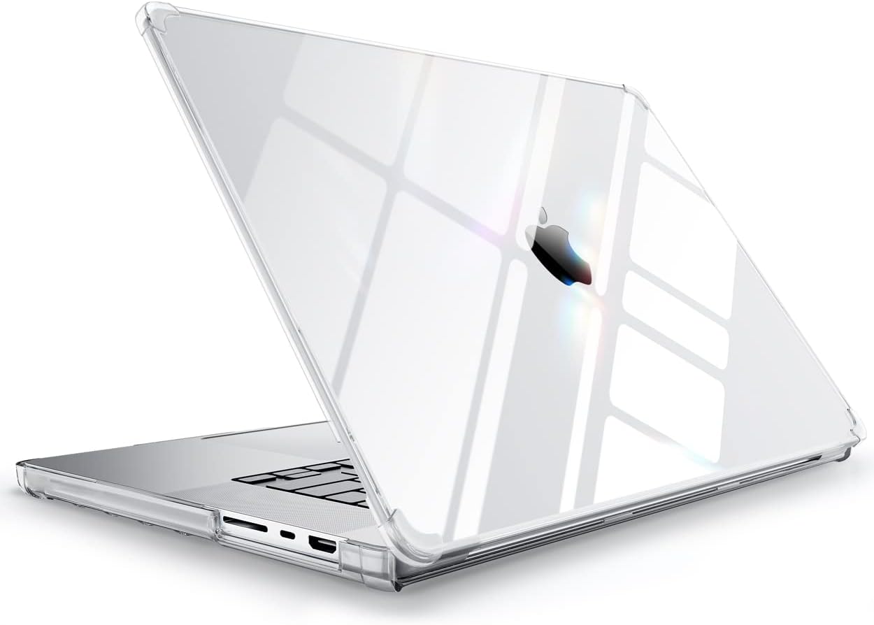 SUPCASE MacBook Pro 14 Inch Case | Anti-Scratch Slim Transparent Cover for 2021-2026 Models