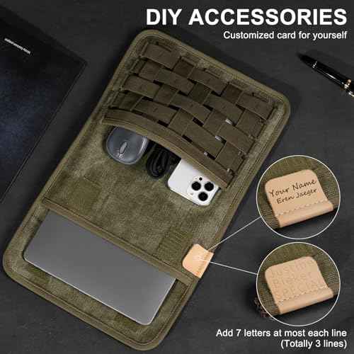 Gexmil Protective Laptop Sleeve for 13-13.3 Inch, MacBook Pro 13 M2(2022) M1(2021) Case, Cover for MacBook Air 13 M4 M3 M2 M1(2025-2020), Military Vintage Style,Army Green