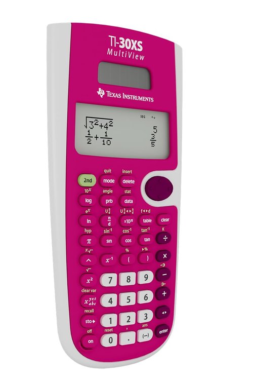 Texas Instruments TI-30XS Multiview Scientific Calculator (Pink)