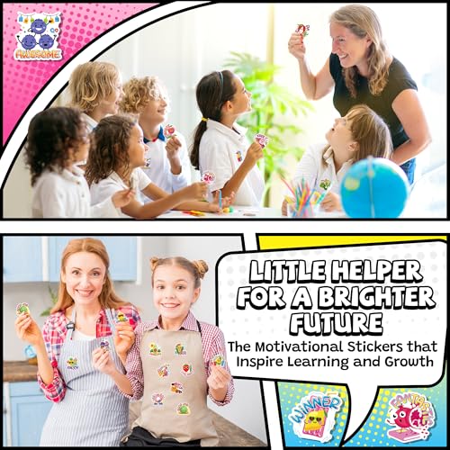 360PCS Scratch and Sniff Stickers, Large Scented Stickers for Kids & Teachers Single, Smelly Incentive Motivational Prize, Bigger Reward for Student Classroom Must Haves School Supplies, Reward Chart