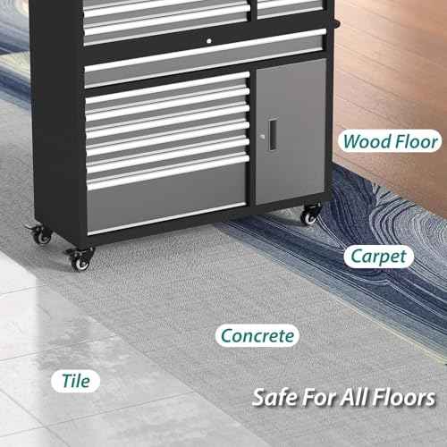 2 inch Caster Wheels Heavy Duty Swivel Casterswith Safety Brake Total Capacity 1200lbs (Set of 8) Good for Industrial or Furniture