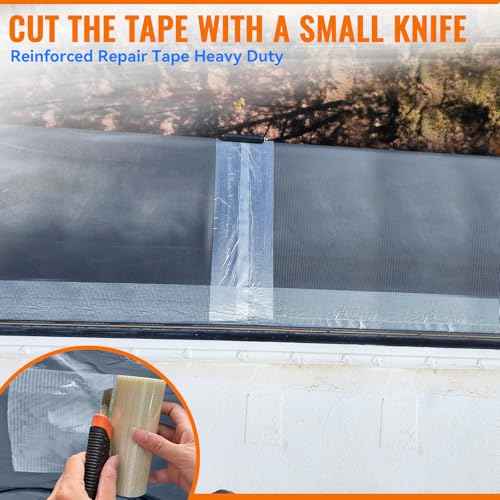 RV Awning Repair Tape for Tarp, Boat Covers Repair Tape,Tent, Sail Tape, Tear Repair Patch Kit, Waterproof, 5 Inch Wide 30FT Long, Reinforced