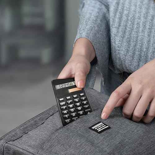 Basic Calculator, Mini Calculators Pocket Size Basic Calculators, 8 Digit Display Solar Battery Dual Power Function Calculator Bulk for Students Kids School Home Office (20)