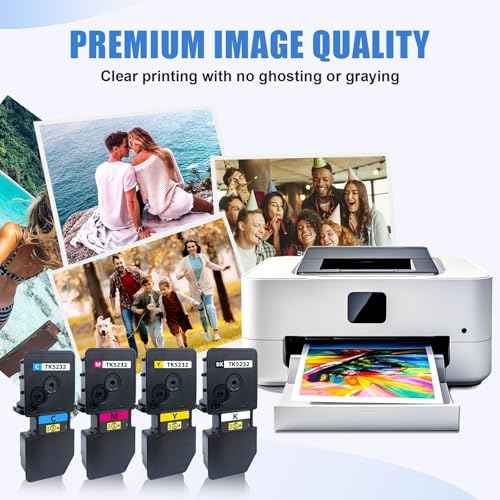 TK5232 TK-5232 Toner Cartridge Compatible for Kyocera TK-5232K TK-5232C TK-5232M TK-5232Y for 1T02R90US0 1T02R9CUS0 1T02R9BUS0 1T02R9AUS0 for ECOSYS P5021cdn P5021cdw M5521cdn M5521cdw