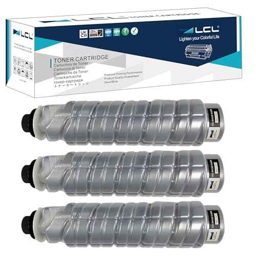 LCL Compatible Toner Cartridge Replacement for Ricoh 841337 Type 2120D 11000 Pages 1022 1027 2022 2027 3025 3030 3352 MP 2510 2550 2851 3010 3350 3351 Models (3-Pack Black)