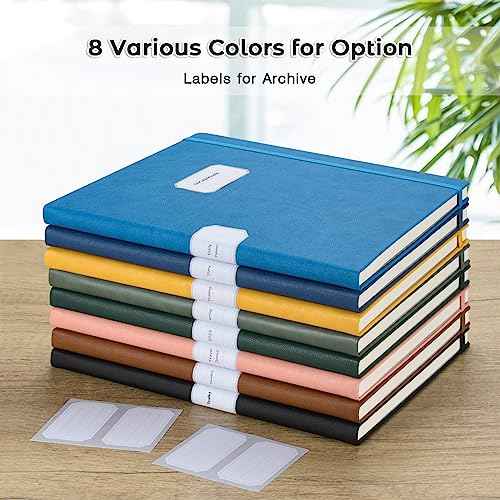 Lined Journal Notebook, 8.5" x 11" Hardcover Leather Notebook for Work, Wide Ruled Notebook Journal for Women Men, 192 Thick Paper, Lay Flat, 2 Pockets, A4 Large Journals for Writing, Black Notebook