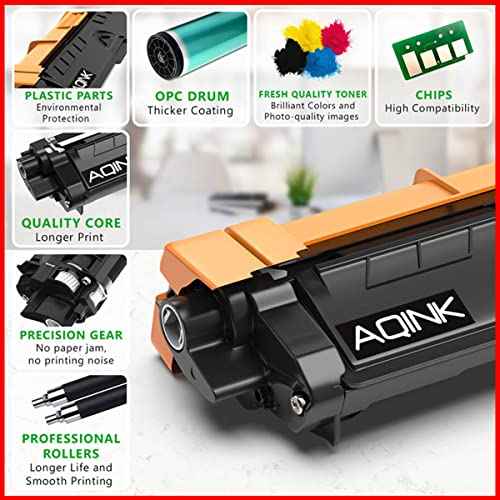 Compatible TK1172 TK-1172 Toner Cartridge Replacement for Kyocera TK1172 Toner Cartridge Compatible with Kyocera M2540d M2540dw 1102RY2US0 M2040dn 1102S33NL0 Printer£¨2-Pack, Black£©
