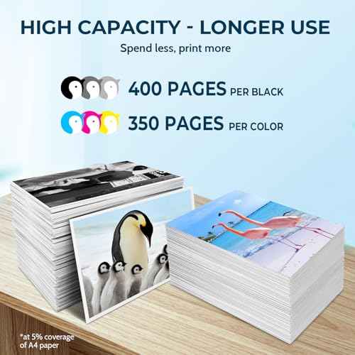 Penguin 210XL and 211XL Ink Cartridges for Canon 210 XL and 211 XL Ink Cartridges for PIXMA MX320 MX420 MX410 IP2720 MX350 MX360 MX340 MP250 Printers for Cannon 210 211 Ink Black and Color