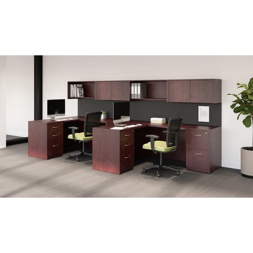 Lorell Hanging Pedestal Furniture, Box/File, 16 by 22 by 21-Inch, Mahogany (LLR69398)