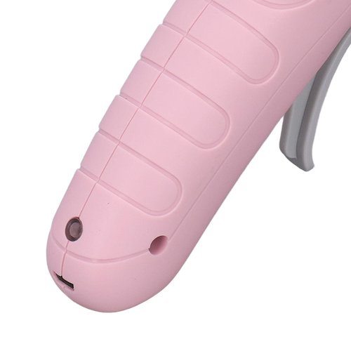 Cordless Hot Glue Gun, Rechargeable Handcraft Anti Scald Mouth Electric Glue Gun Wireless Heat Gun with 30 Glue Stick for Office School Home Repairs