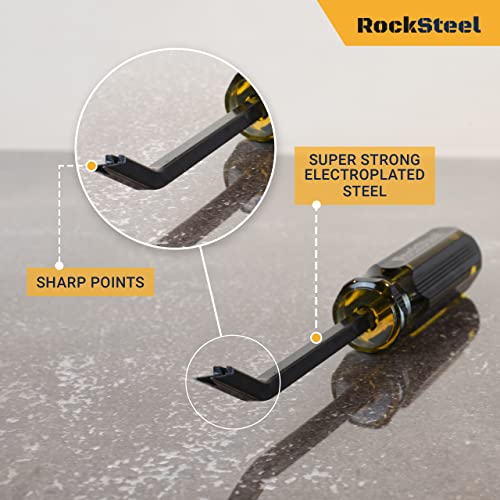 Rocksteel Upholstery Staple Remover - Heavy Duty Tack Puller for Nails & Tacks