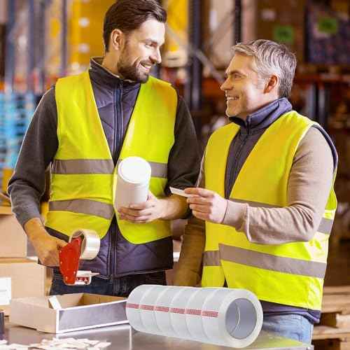 Pacific Mailer Packing Tape 36 Rolls 1.88 inches 65 Yards 2.7mil Total 2340 Yards Heavy Duty Clear Packaging Tape for Shipping Packaging Moving Sealing Refill for Packaging Shipping
