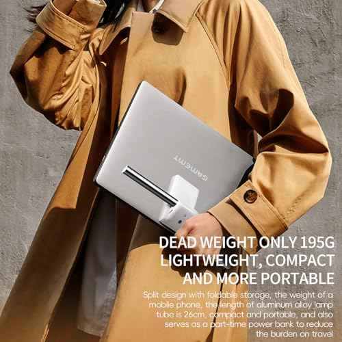 Laptop Monitor Light Bar, Auto-Dimming, No-Glare Home Office Desk Lamp Suitable for Curved/Flat Panel Monitors, Long-Lasting Portable Desk Lamp for Office Travel Bedroom