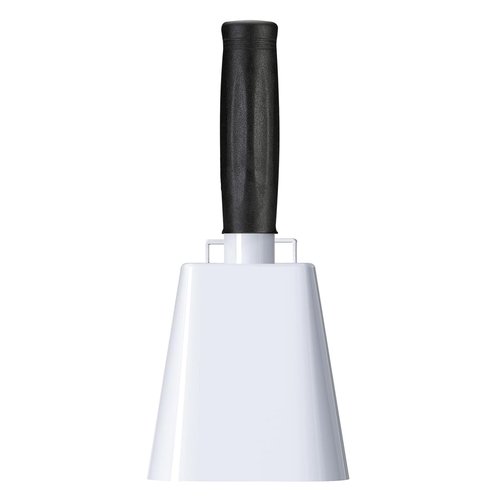 8’’ Steel Cow Bell with Handle, Noise Maker Cowbell, Cheering Loud Hand Call Bell for Sport Events Football Soccer Hockey Baseball Basketball Games Party Concert Graduations School Wedding Farm Ranch